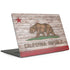 California Flag Dark Wood MacBook Skins