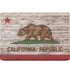 California Flag Dark Wood MacBook Skins