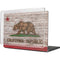 California Flag Dark Wood MacBook Cases