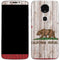 California Flag Dark Wood Moto E5 Plus Skin