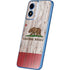 California Flag Dark Wood Moto G Play 4G (2024) Skin