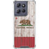 California Flag Dark Wood Moto G Stylus 5G (2025) Clear Case