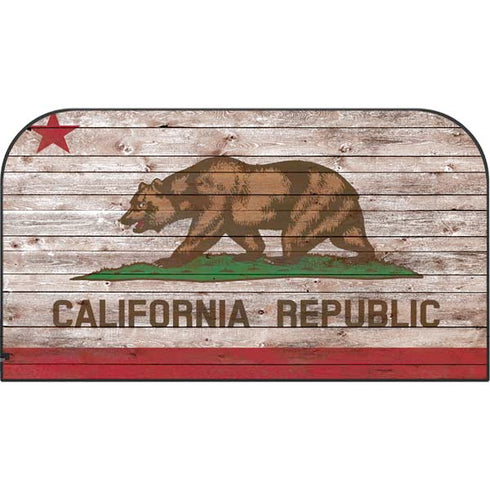 California Flag Dark Wood Nintendo Switch 2 (2025) with Joy-Con Skin
