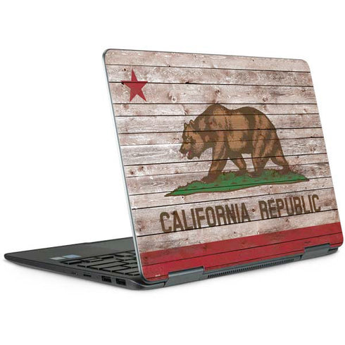 California Flag Dark Wood Notebook 9 Pro 13in (2017) Skin