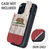 California Flag Dark Wood Otterbox Defender iPhone Skin
