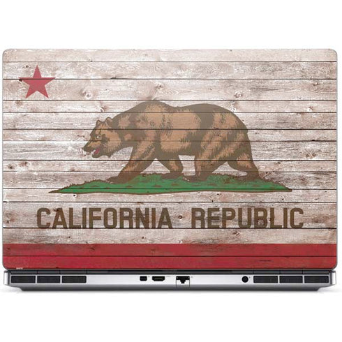 California Flag Dark Wood Dell Precision Skin