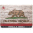 California Flag Dark Wood Dell Precision Skin