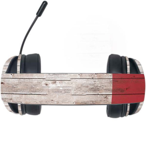 California Flag Dark Wood Razer Kraken X Skin