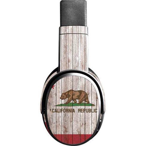 California Flag Dark Wood Skullcandy Crusher Wireless Skin