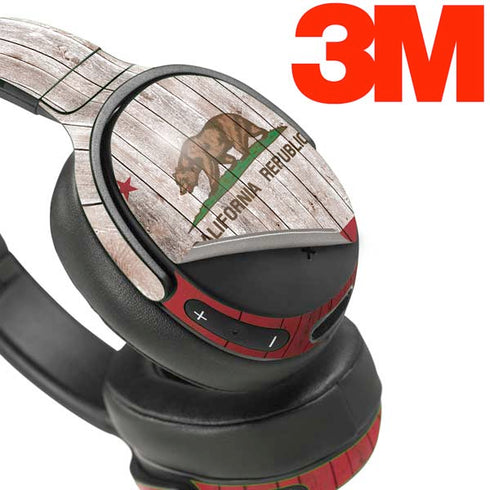 California Flag Dark Wood Skullcandy Venue Skin