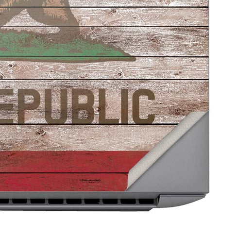 California Flag Dark Wood HP ZBook Fury 16 G10 Skin