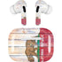 California Flag Light Wood AirPods Skins