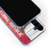 California Flag Light Wood Galaxy A55 5G Clear Case