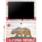 California Flag Light Wood Galaxy Book 12in Skin