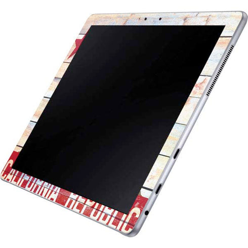 California Flag Light Wood Galaxy Book 12in Skin