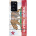 California Flag Light Wood Galaxy Cases