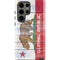 California Flag Light Wood Galaxy S23 Ultra Pro Case