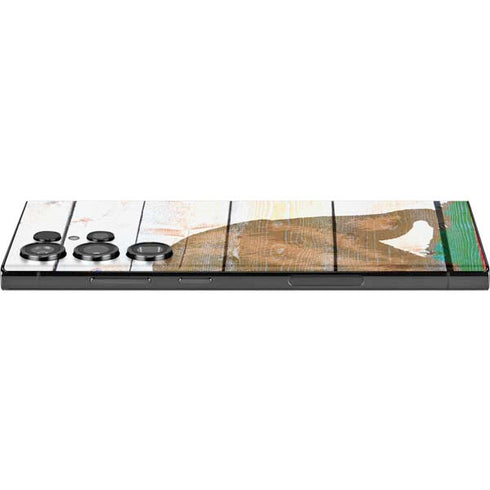 California Flag Light Wood Galaxy Skins