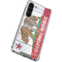 California Flag Light Wood Galaxy S24 FE Clear Case