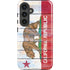 California Flag Light Wood Galaxy S25 Impact Case