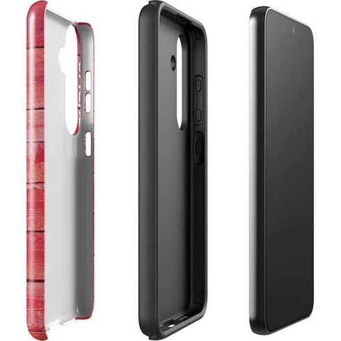 California Flag Light Wood Galaxy S25 Impact Case