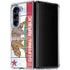California Flag Light Wood Galaxy Z Fold5 5G Clear Case