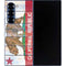 California Flag Light Wood Galaxy Z Fold6 Skin