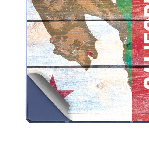 California Flag Light Wood Galaxy Z Fold6 Skin