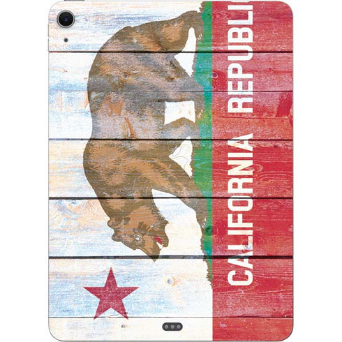 California Flag Light Wood Apple iPad Air Skin
