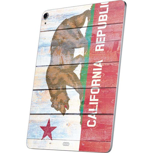 California Flag Light Wood Apple iPad Air Skin