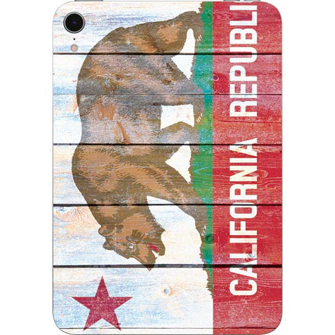 California Flag Light Wood Apple iPad Mini Skin