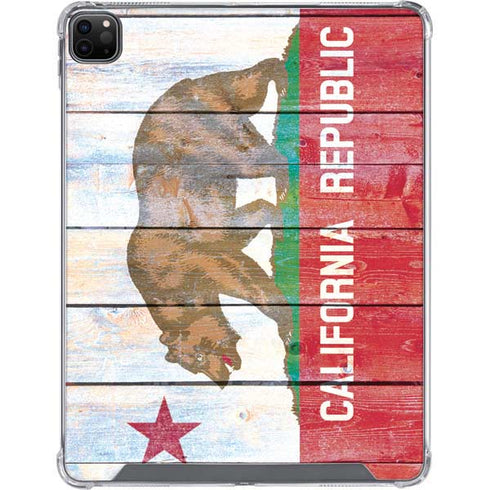 California Flag Light Wood iPad Cases