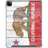 California Flag Light Wood iPad Cases