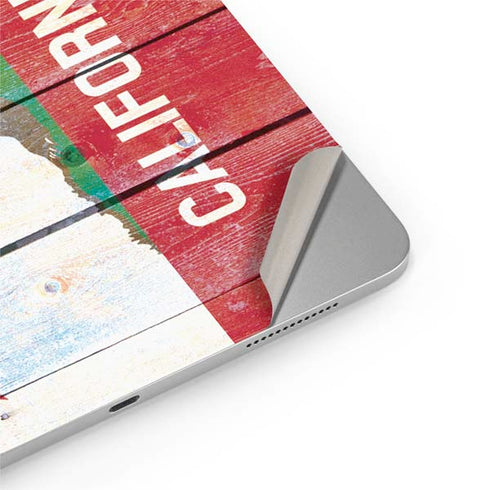 California Flag Light Wood iPad Pro 13in M4 (2024) Skin