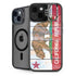 California Flag Light Wood iPhone 13 Kickstand Case