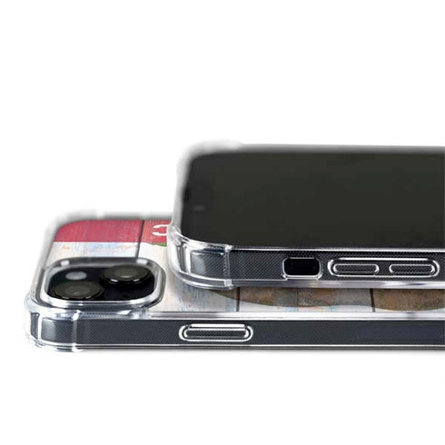 California Flag Light Wood iPhone 14 MagSafe Case