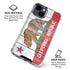 California Flag Light Wood iPhone 15 Clear Case