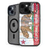 California Flag Light Wood iPhone 15 Kickstand Case