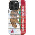 California Flag Light Wood iPhone 15 Pro Impact Case
