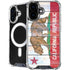 California Flag Light Wood iPhone 16 MagSafe Case