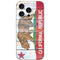 California Flag Light Wood iPhone 16 Pro Skin