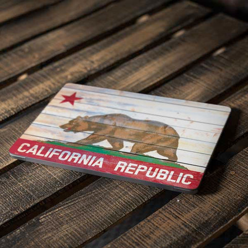 California Flag Light Wood Apple MacBook Air Skin