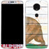 California Flag Light Wood Moto E5 Plus Skin