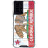 California Flag Light Wood Moto G Power 5G (2024) Clear Case