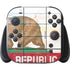 California Flag Light Wood Nintendo Switch 2 (2025) with Joy-Con Skin