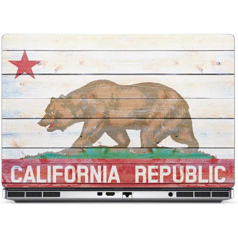 California Flag Light Wood Dell Precision Skin