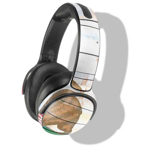 California Flag Light Wood Skullcandy Venue Skin