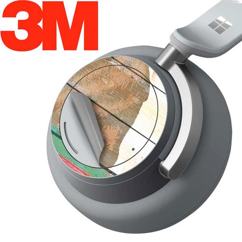 California Flag Light Wood Surface Headphones Skin