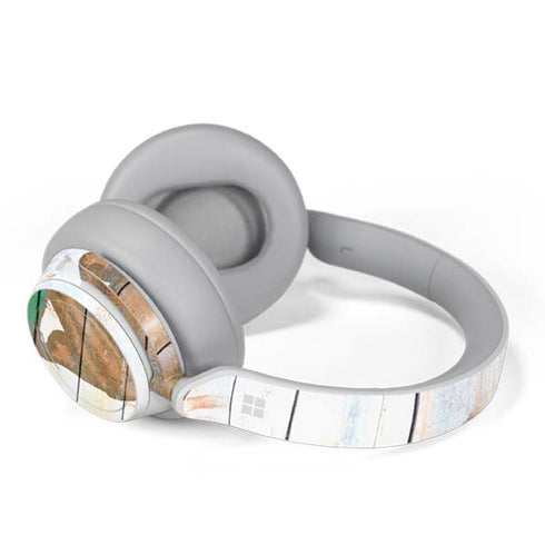 California Flag Light Wood Surface Headphones Skin