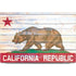 California Flag Light Wood Dell XPS Skin